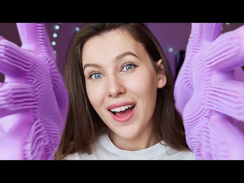 ASMR Fast and Aggressive HAND Sounds and Gloves Scratching