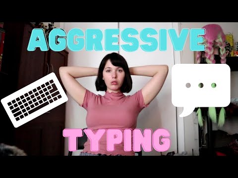 Gabbie Hanna Inspired Aggressive Typing [ASMR] No Talking