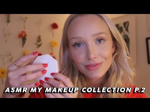 ASMR Makeup Collection Show And Tell Part Two (Tapping, Lid Sounds…) | GwenGwiz