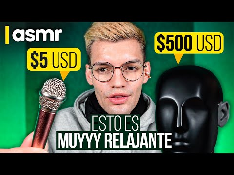 ASMR con mini micro y micro pro en ASMR español