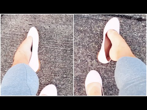 ASMR | Outside Walking in Flats | Outdoor Sounds