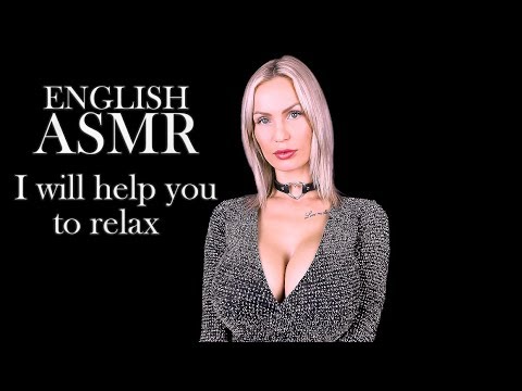 ASMR I Will Help you To Relax English Whispering Soft Face Massage