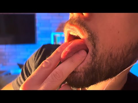 TONGUE & FINGERS | Male Mouth Sounds | ASMR