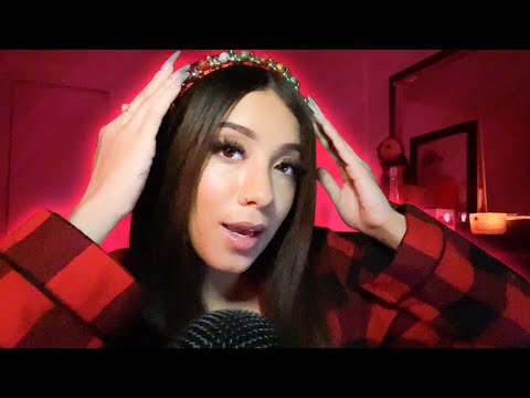 ASMR| 🎄50 Christmas Trigger Words + Camera Attention🎄(mouth sounds & hand movements)