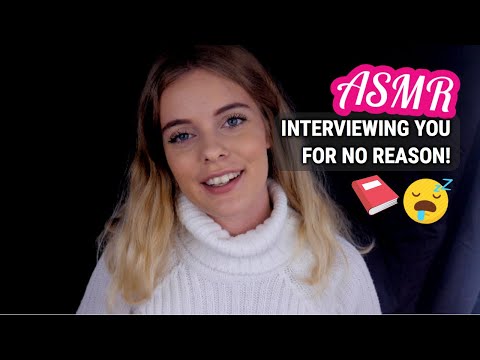 ASMR Interviewing You For No Reason - Keyboard Typing & Soft Speaking