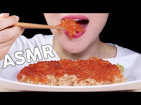 ASMR SALMON ROE over Rice 연어알덮밥 먹방 | MINEE EATS