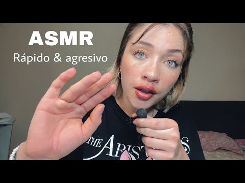 Asmr en español* Rápido & agresivo ✨asmr susurrado!