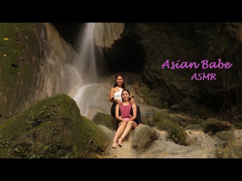 ASMR Relaxing and Breathtaking Enchanted Falls Back and Hair Tickle Massage 😊😍(Increased volume)