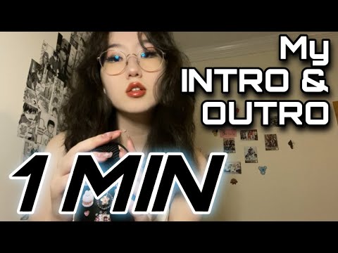 ASMR in 1 Minute 30 Seconds | Repeating my Intro & Outro ✨super tingly!✨