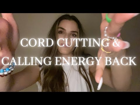 Reiki ASMR | Cord Cutting, Releasing & Calling Energy Back 🦋