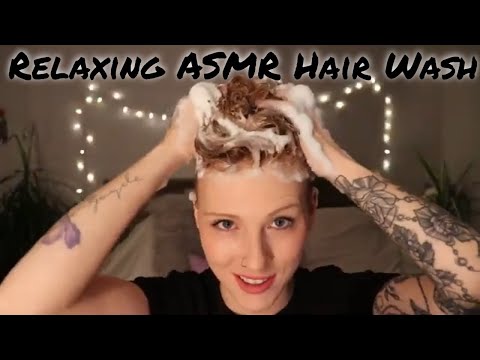 Hair Washing ASMR, Shampoo ASMR, Hair Sounds ASMR, Hair ASMR, Wash ASMR, Soap ASMR,