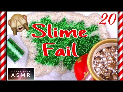 20🎅🏻 ★ASMR [german]★ I wanted to make christmas 🎄 glitter slime... | Dream Play ASMR