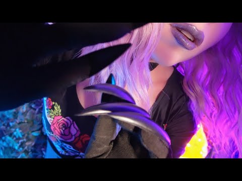 ASMR Witch Hypnosis for Sleep (Close up Whispering, Hand Movements)