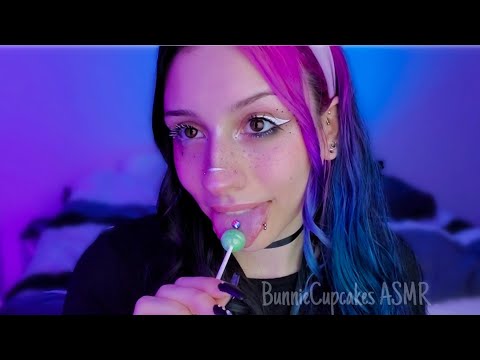 ASMR Rambling & Eating a Lollipop (and getting emotional lol) | BunnieCupcakes ASMR