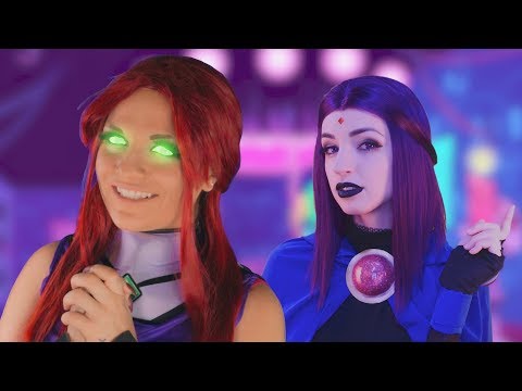ASMR | Starfire & Raven Update Your Costume | Teen Titans Roleplay w/ Gibi