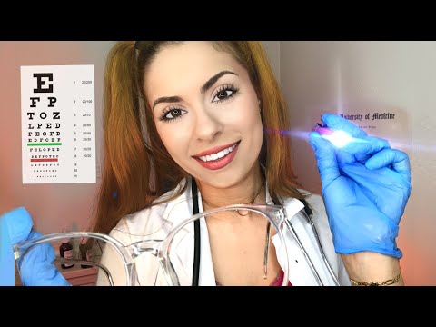 Eye Exam and Glasses Fitting [ASMR] Ophthalmologist Roleplay 👀