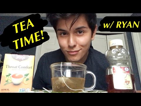 ASMR Tea Time w/ Tired Ryan! (Liquid Sounds, Tapping, Whispering & MORE!)