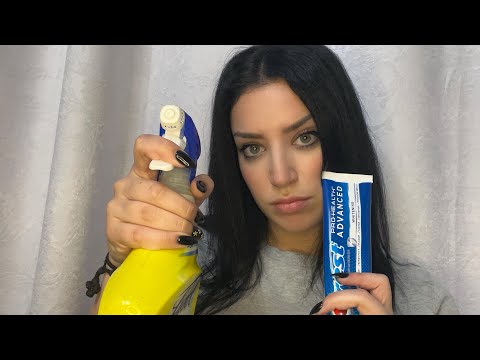 ASMR Doing your make up but with all the wrong items 🚫