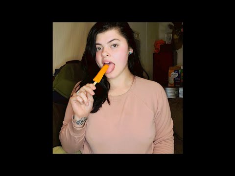 ASMR~ Popsicle Eating, Shirt Scratching, Skin Scratching