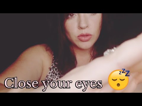 ASMR | TRIGGER WORDS (Relax, Sleep and Coconut) and REPEATING "Close Your Eyes" |Hand Movements  😴