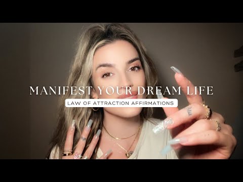 Reiki ASMR to Manifest Your Dream Life I Law of Attraction Affirmations