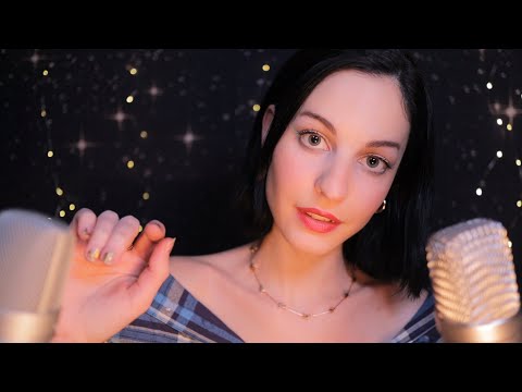 ASMR SHHH YOU ARE SAFE 🤍(comforting you before sleep with gentle hand movements and soft whispers)