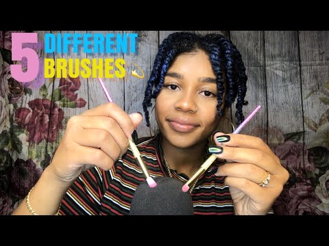 ASMR- FAST AND AGGRESSIVE MIC BRUSHING (With & Without Foam Cover) 😤💝