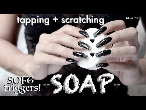 * Black-deep TRIGGERS! 🖤 Your favorites TINGLES for intense ASMR 🎧 SOAP ❀ TAPPING + Scratching! 🖤