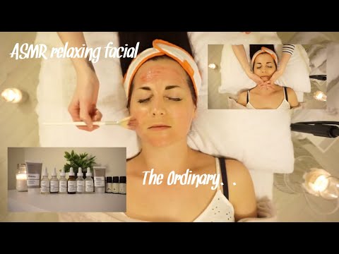 ASMR Facial using only The Ordinary products | Including Alternative line ups for all skin types.