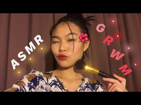 GRWM / Makeup Routine {soft spoken} ASMR💋💄