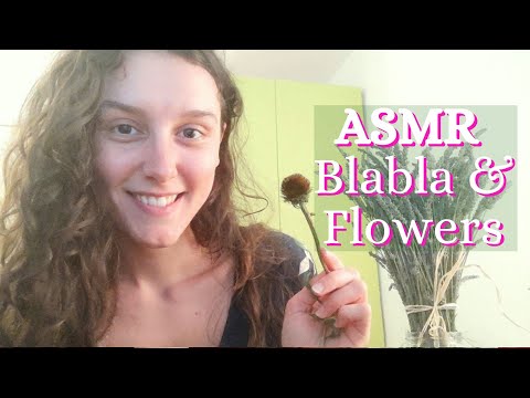 ASMR FR | Je raconte (un peu) ma vie avec le son des fleurs (vlog, blabla)