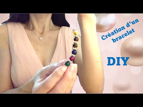 ASMR * Vidéo DIY création d'un joli bracelet * accessoires PandaHall