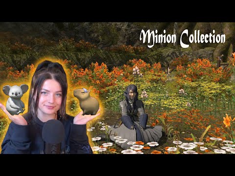 [ASMR] My Final Fantasy XIV Minion Collection - Night & Forest Sounds