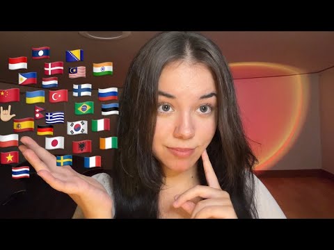 ASMR | Saying “Thank You” in 50 Different Languages 🌎