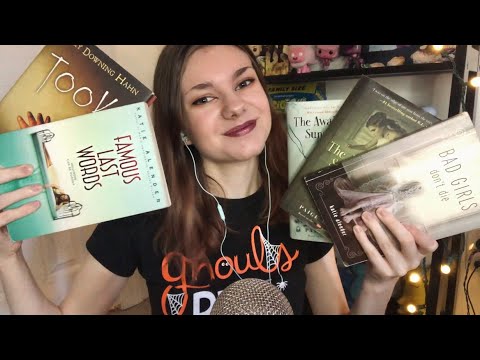 ASMR | Spooky Book Triggers 📚👻 | Tapping, Whispering, Tracing, Page Flipping