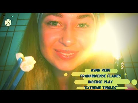 ASMR by P.A.R. ~ [ASMR Reiki] "Frankincense Flames Healing" | Incense Play | *EXTREME TINGLES*