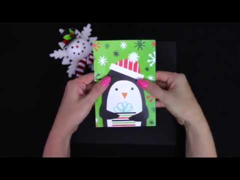 ASMR: Christmas cards show and tell Part 2 (Whisper, tapping, sticky fingers, tracing, reading)