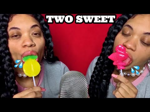 ASMR👅👅💦💦SUPER INTENSE LICKING / MOUTH SOUNDS  (TWO SWEET)
