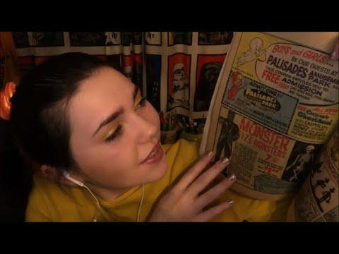 ASMR Comic Book Read & Page Turning Sounds