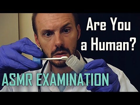 Are You a Human? Doctor Examination Role Play (ASMR)