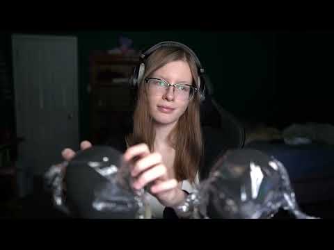 This ASMR Trigger WILL Give You Tingles...Plastic Wrap On The Mics