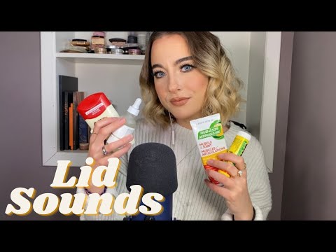 ASMR | assorted lid sounds; small lids, big lids, lids the size of your head