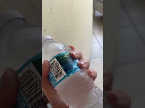 asmr water bottle gripping 💦