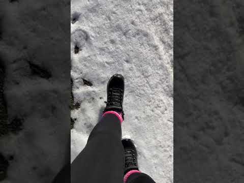 ASMR #shorts The Crunchiest Snow Walk