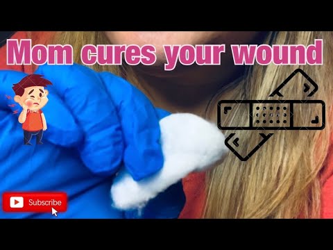 ASMR| Roleplay: Mom cures your injury 🤕 (Whispered)