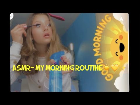 ASMR~ my morning routine!☀️🌼✨💛