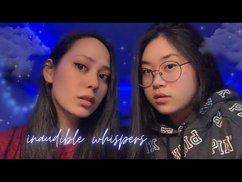 ASMR TWIN INAUDIBLE WHISPERING FOR 30 MINUTES (with Bubbly Mina ASMR) 🥴💞
