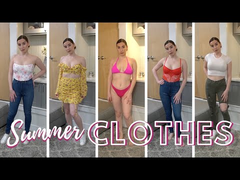 ASMR Summer Clothing Haul / Try-On