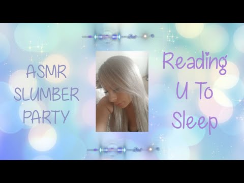 #ASMR Slumber Party (Reading Positive Affirmations/Applying Skin Care)