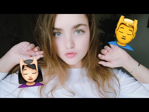 ASMR / Touching the face 💆‍♂️ / Mouth Sounds 👄 / АСМР Прикосновения к лицу Звуки Рта
